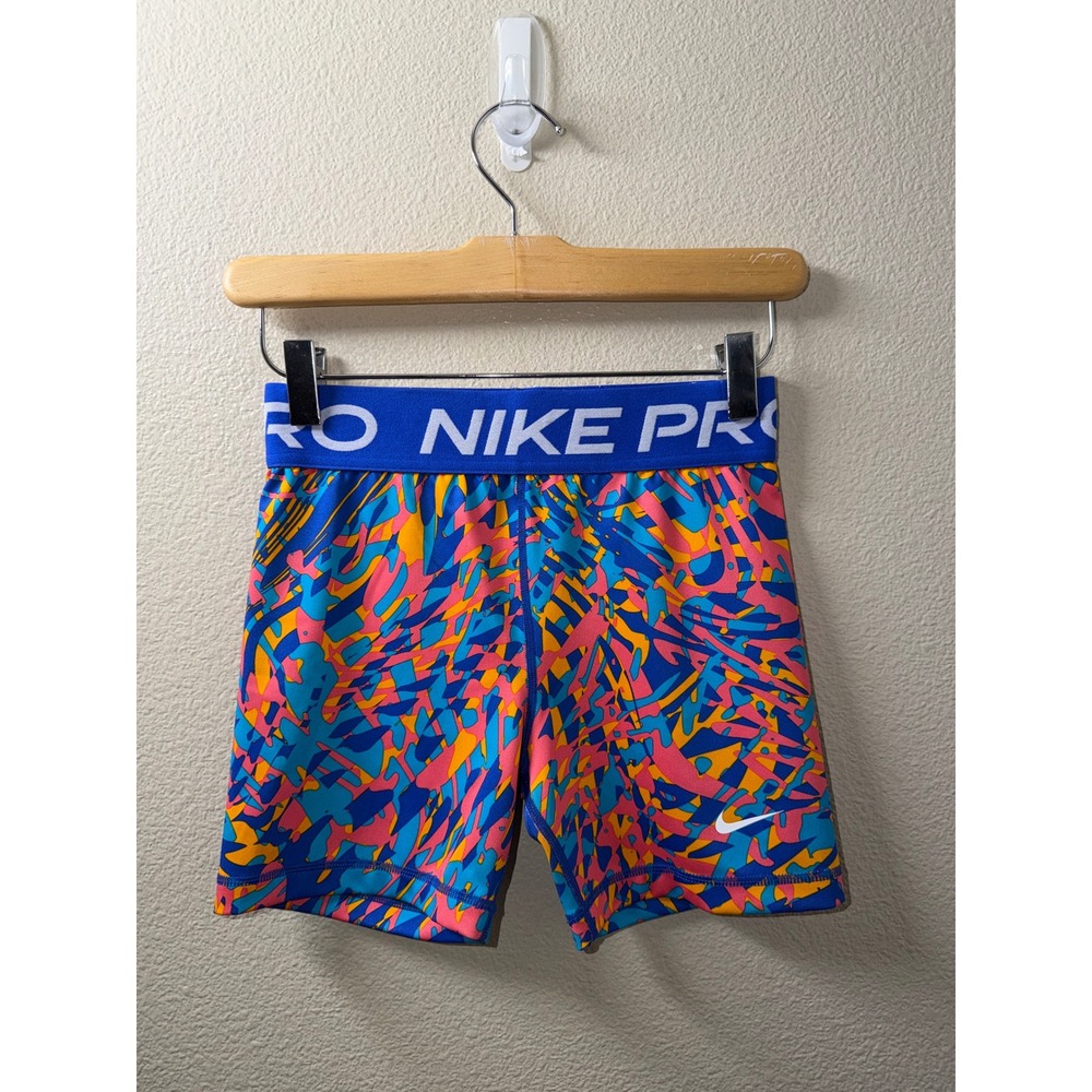 Girls Nike Pro Spandex Shorts Size Large